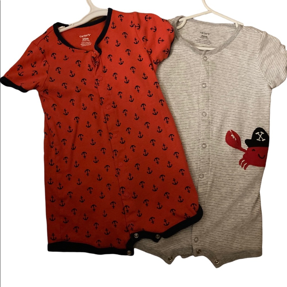 NWOT Nautical Short Sleeved Onesie Bundle